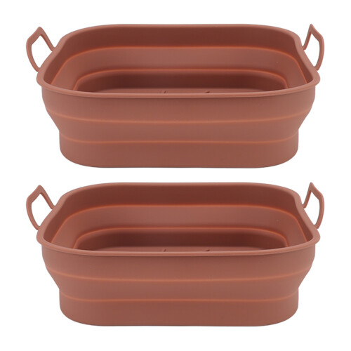 Silicone Fryer Basket with Handle (2pcs) 1
