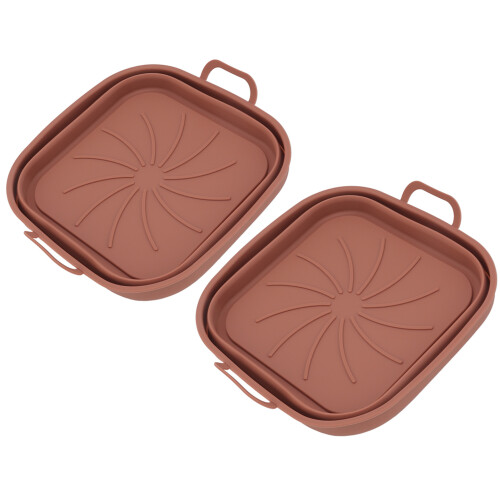 Silicone Fryer Basket with Handle (2pcs) 2