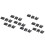 240 Pcs 2.54mm Standard PCB Shunts Short  Jumper Cap Connector 2