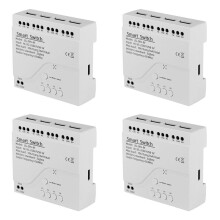 4X 4 Kanalen Tuya ZigBee Module RF433 Home Automation DIY Breaker Draadloos Relais Spraakbesturing