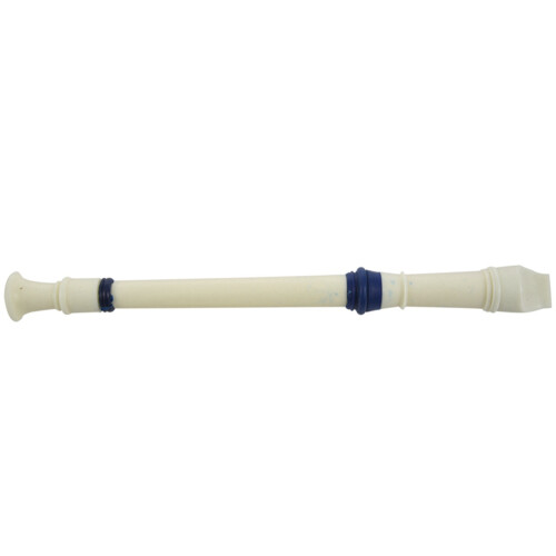 2X Strumento Musicale 6 Fori Flauto Flauto Soprano - Bianco Blu