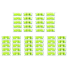 50Pcs Bubble Spirit Level 10X10X29mm Square Levels for Wall Frames Art Displays Picture Hanging RV Tripod Measuring