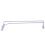 3X Glas Wein Champagner Cup Hangers Rack Halter mit Schrauben (Silber) 2