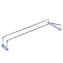 3X Glass Wine Champagne Cup Hangers Rack Holder with Screws (Silver)