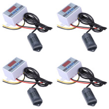 4X XH-W3005 AC 110-220V 10A Digital Humidity Controller 0-99%RH Humidity Regulator with Humidity Sensor