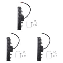 3X 48W Strobe Flash Work Light Led Light Bar White Yellow for Offroad 4X4 Atv Suv Motorcycle Truck Trailer 12V