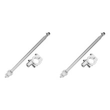 2X Bike Flag Pole Motorcycle Flagpole Cycling Handlebar Holder Mounting Stand Flag Pole Holder Accessories