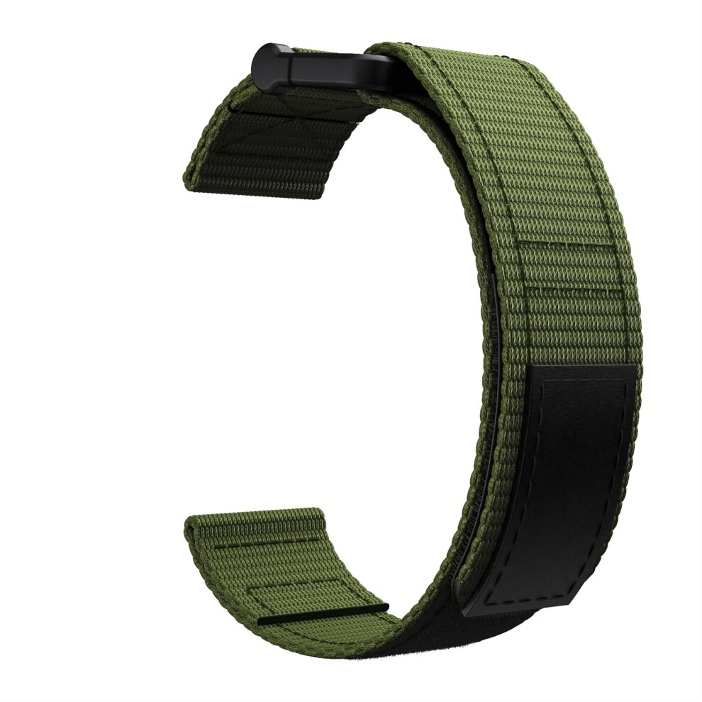 Nylon Loop Replacement Band Army Durable Woven Strap For Garmin Approach S62 S60 Green 9771547489450