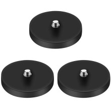 3X Base de Suporte de Sucção Magnética 1/4 Polegada Furo de Rosca de Parafuso Suporte de Câmera de Ação Acessórios de Fotografia de Câmera