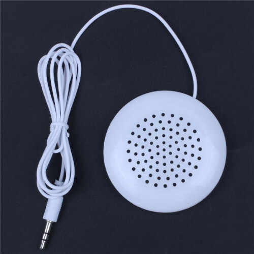 3X New 3.5mm Portable  Speaker Pad for MP3 MP4 CD  Phone White 1