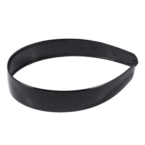 3X Bandeau Large avec Deux Rangees de Dents En Plastique Noir 2