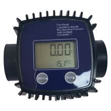 4X Turbine Oil Fuel Flow Meter K25 Water Flow Meter LCD Flow Meter Pipeline Liquid Flow Meter Sensors 2.3-3.3V-B