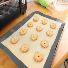 4pcs Protection de L'Environnement Reutilisable Tapis de Cuisson en Silicone Tapis de Cuisson en Silicone Antiadhesif Tapis de Cuisson Gris 30 X 20cm