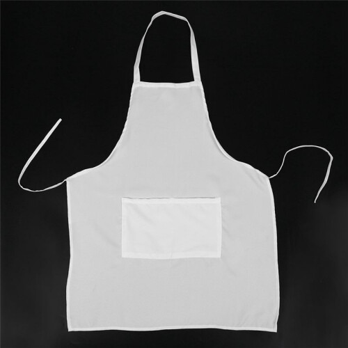 3Pcs 73 x 58 cm Apron Cook Kitchen House Restaurant (White) 2