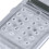 3X Clear Plastic Casing 8 Digits Electronic  Calculator W Keychain 8