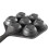 2X Antiadherente Relleno de Hierro Fundido Stuffedpancake Sartén 5