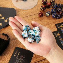 21 Pieces Dice Set Polyhedral Dice Set Role Playing Dices Set for DND Pathfinder Role Playing RPG