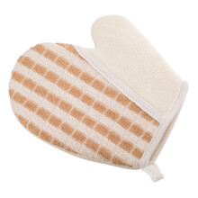 Exfoliating Bath Gloves Linen Shower Mitts for Gentle Skin Scrub Spa Use Reusable Smooth Skin