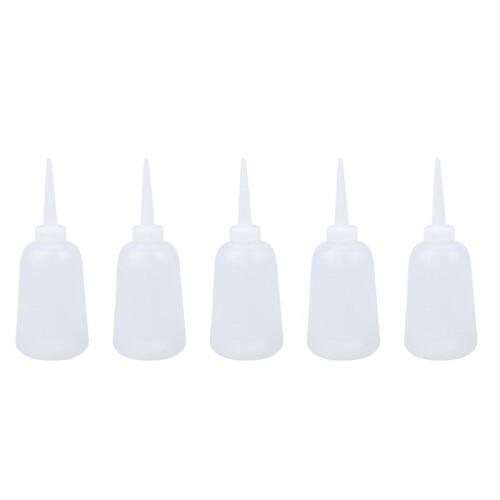 5X Plastica Salsa di Soia Liquido Squeeze Bottiglia 300ml
