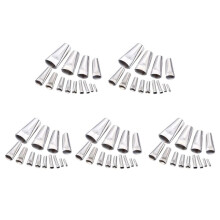 70 Pièces Séries les Outils de Calfeutrage Buse à Calfeutrer Applicateur Calfeutrage ÉPoxy la Buse de Piston les Accessoires Silicone Buse