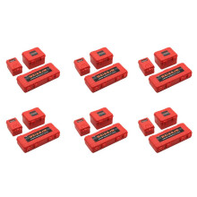 18 PeçAs de PláStico Rc Caixa de Armazenamento de Carro Ferramenta de DecoraçãO para Trx4 Axial Scx10 90046 D90 1/10 Rc AcessóRios de Esteira