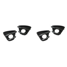 4x for CX-5 CX5 2015 2016 2017 Fog Light Lens Cover Front Bumper Fog Lamp Fame Decoration Car Stying