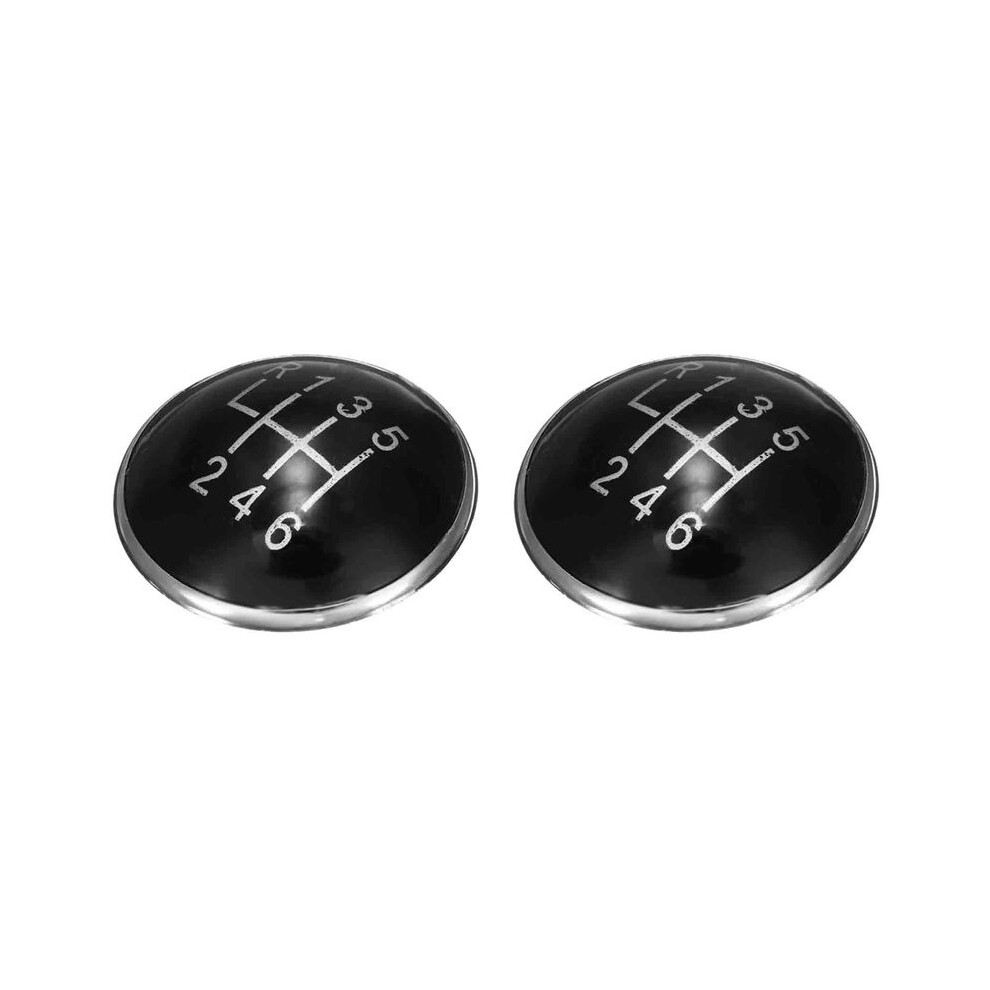 2X 6 Speed Manual Car Gear Shift Knob Cap Cover For V Mk5 2003-2009 6033568641563