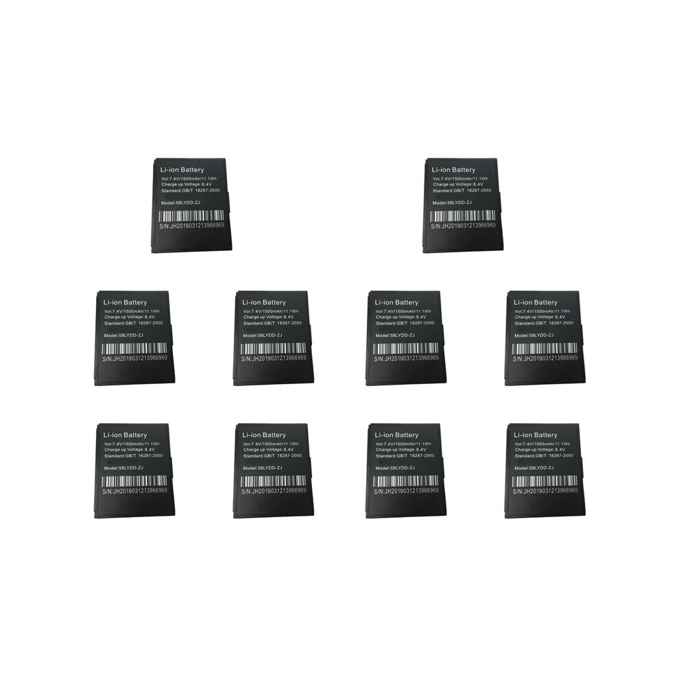 10X Zjiang Battery For Zj-5805 58Mm Pos Receipt Thermal Printer Printer 4713765837946