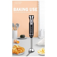 Home Portable Handheld Cooking Stick 400W 5 in 1 Multi-Function Blender Small Baby Food Machine Meat EU Plug