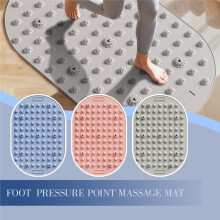Silikon-Akupressur-Fußmatte - Flexible Reflexzonenmassagematte Zur SchmerzLinderung, Tragbar für Zuhause, Zur Förderung Von Durchblutung und Zur