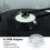 Adaptador de Toca-Discos Econômico e Potente de 45 RPM com Alcance Superior, Transparente, para Discos de Vinil de 7 Polegadas (EP). 4