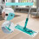 4PCS Microfibre Mop Covers for  Clean Twist Reusable Mop Pad Replacement Cleaning Accessories 42CM 6