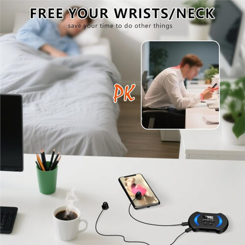 Auto Clicker for Phone, Touch Screen Tapper with Digital Display & Adjustable Speed, Compatible with /Android 2