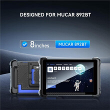 8 Inch Tempered Glass Screen Protector for MUCAR 892BT / THINKSCAN 689BT Scanner Protective Film Replacement