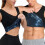 Men Sauna Vest Quick Drying Elastic Cotton Compression Slimming Running L 12