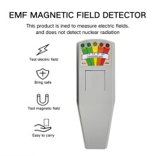 2X Digitale Elektromagnetische Veld Straling Tester Handheld 5 LED Gauss EMF Meter voor Hunting Persoonlijke Veiligheid