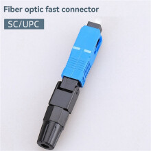80 Stück SC/UPC-Glasfaser-Schnellverbinder, Vorverlegte Schnellverbinder-Glasfaser-Montageadapter für die Feldinstallation