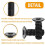 64 Pack M 4 T-Nut Metric Camming Screw Replacement Sets Compatible with Standard Rail Systems, with Thread Screws 7