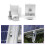20x Solar Panel Mount Bracket Photovoltaic Panel Rail Solar Panel Mount Fastening Module with Mid 35mm 5