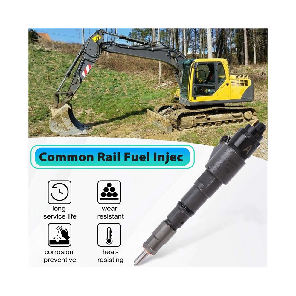3X 0445120067 Common Rail Fuel Injector Replacement For Excavator Ec Ecr Ew Fc Series 4713549606409