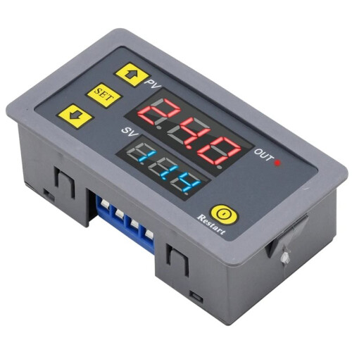 110V 220V Digital  Delay Relay Dual LED Display Cycle Timer Control  Adjustable Timing Relay  Delay 1