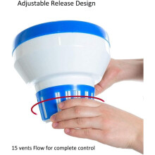 Floating Chlorine Dispenser, Pool Spa Chlorine/Bromine Floater,7" Large Capacity Floating Chlorinator & Bromine Holder