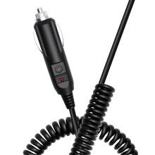 Replacement DC Car Charger for Uniden AD140UP Radio Receiver with Smart Overload Protection and Coiled 12V Cable