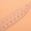 11.8 "Long Comma forma di plastica trasparente francese Curvo righello scanalata 7