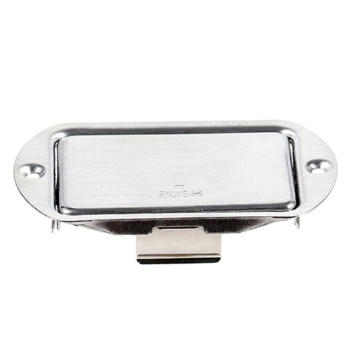 9V Guitar Battery Box Push-Button Guitar Battery Compartment for Active Guitar Bass Oval Style 2