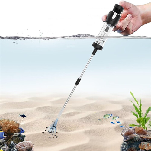 Fish Aquarium Multi-Function Siphon Pipette Waste Remover, Feeder  Sewage Suction Device 20Inch 2