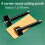 Chamfer Punch Leather Tool 90/ Rounded Chamfer Punch Shoe Purse Belt Cut Rust-Proof Manual Leather Crafts Making Tool 3