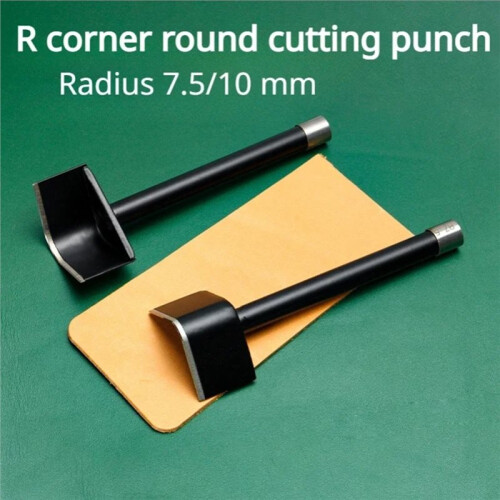 Chamfer Punch Leather Tool 90/ Rounded Chamfer Punch Shoe Purse Belt Cut Rust-Proof Manual Leather Crafts Making Tool 2
