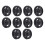 10PCS 90mm Garage Door Pulley Wheels 2