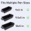 4-Pack Silikonformsfoder för Bröd, Återanvändbara och Non-Stick Silikonbrödslingor, Passar för 9,5x5, 10x5 Tums Brödformar, 3